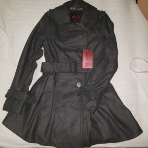 SML Yoki Charcoal Trench Coat